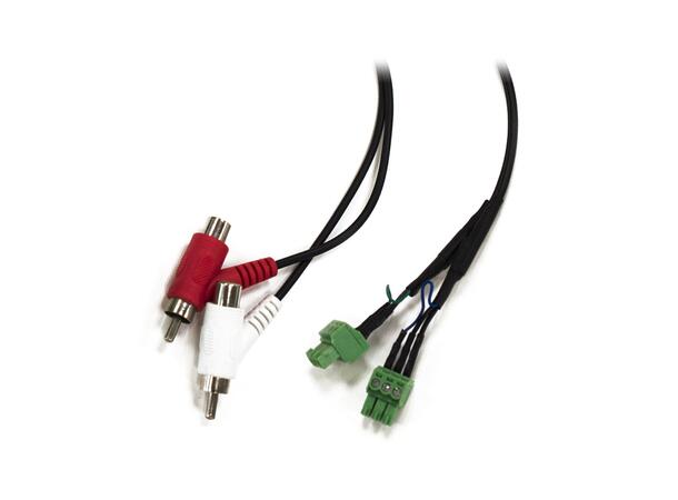 ECLER CNXEBRCA1 Kabel 1 m, 2xEuroblock–2xRCA 