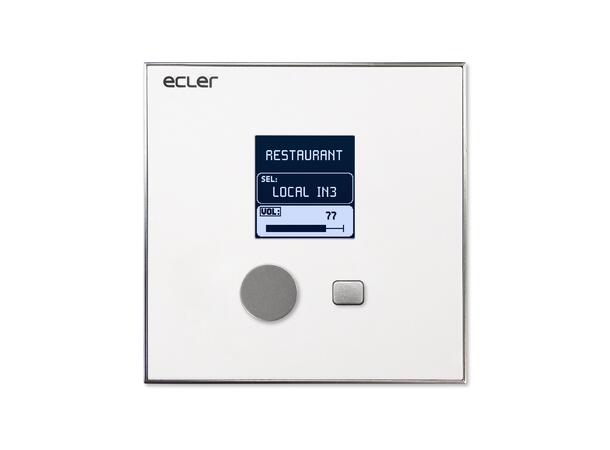 ECLER eMCONTROL1 Veggpanel-kontroller HUB zone control, CAT5 