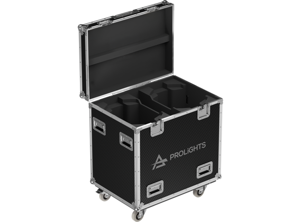PROLIGHTS FCLMUSEP70 Flight case for 2 pcs of MUSEP70CTP 