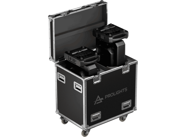 PROLIGHTS FCLMUSEP70 Flight case for 2 pcs of MUSEP70CTP 