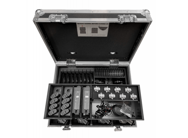 ASTERA Flightcase for 8 x QuikBeam 80 x 60 x 49cm 