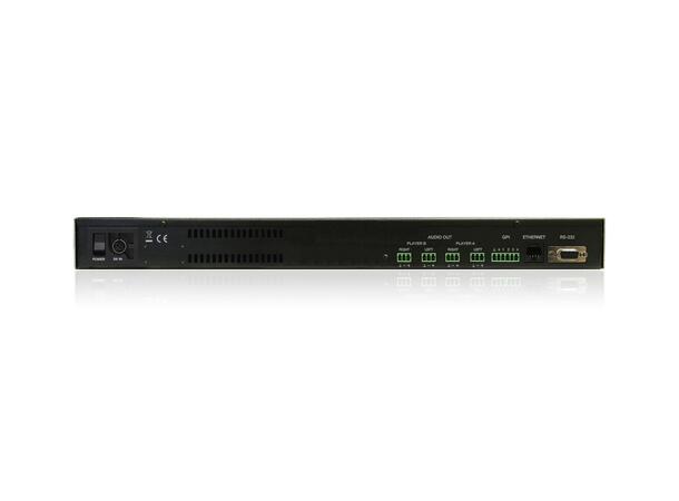 ECLER DUONET PLAYER Dual Audio Player 2 x Streaming server, DLNA, AirPlay 