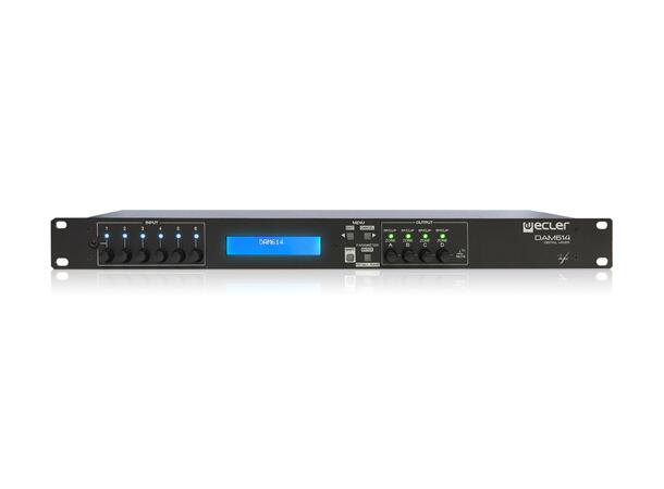 ECLER DAM614 Digital mikser 6 In, 4 Out, DSP 
