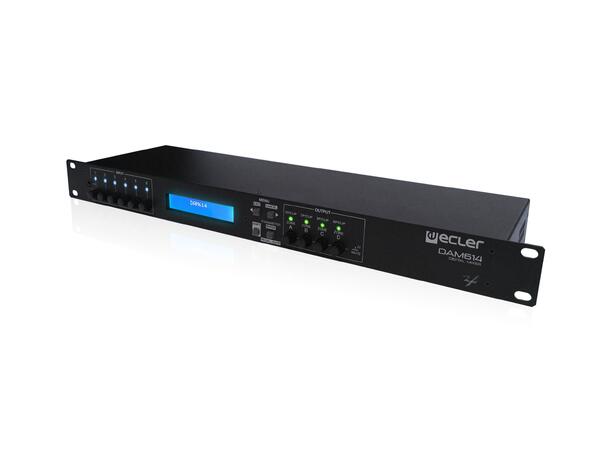 ECLER DAM614 Digital mikser 6 In, 4 Out, DSP 