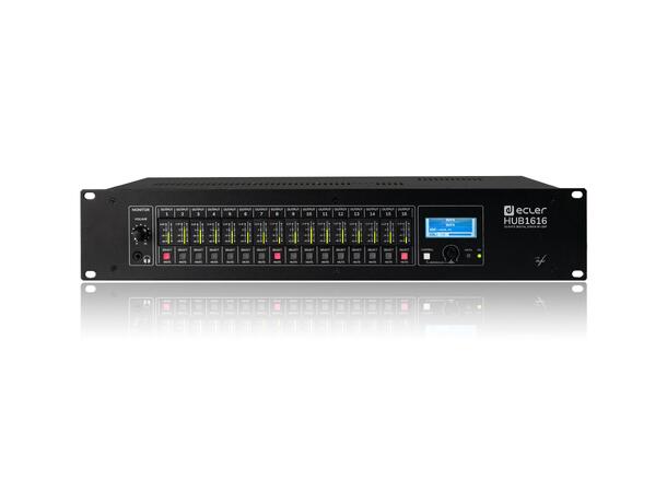 ECLER HUB1616 Digital sonemikser 16 x 16 Analouge 