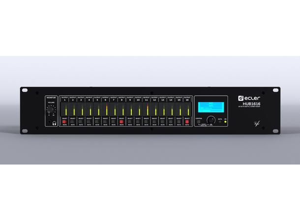 ECLER HUB1616 Digital sonemikser 16 x 16 Analouge 
