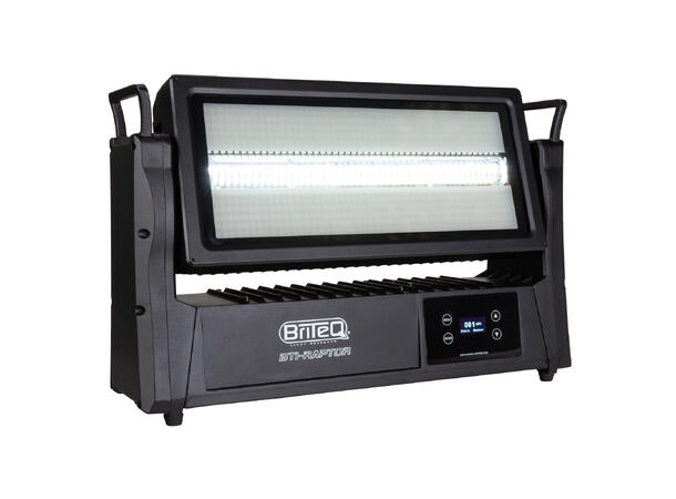 BRITEQ BTI-RAPTOR Moving strobe, IP65 144x5W CW, 576 RGB LED, Frost 