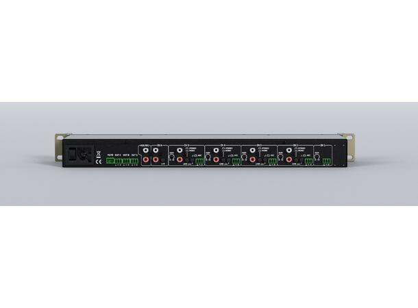 ECLER SAMI-603 Rackmikser 6 In, 3 Out, 1U 