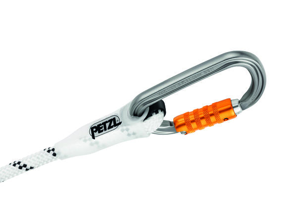 PETZL AXIS ROPE Ø11mm tau terminert 22kN, hvit, 50 meter, 1 terminering 