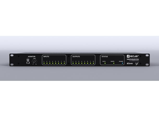 ECLER MIMO4040CDN Digital matrise 8 x 8 Analouge, 32 Dante 
