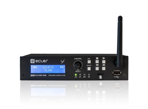 ECLER PLAYER ONE Audio Player Streaming server, DLNA, AirPlay 