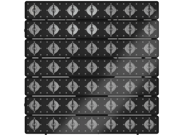 PROLIGHTS HALUPIXDUO LED Matrix, Demo 7x7 2700K 4°, 21x21 RGBWW LED, IP65 