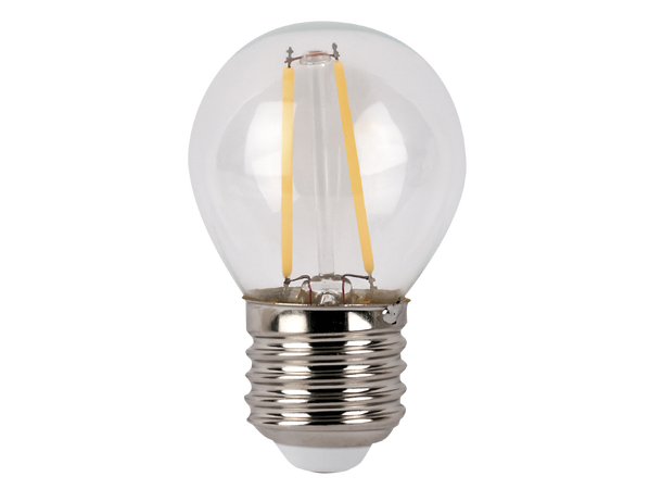 SHOWGEAR G45 LED Pære E27 2W, Ikke Dimbar, Klar Glass 