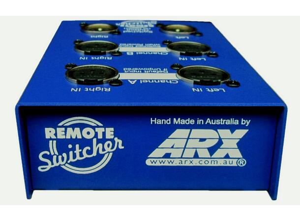 ARX Remote Switcher A/B velger XLR inn/ut, remote DC kontroll