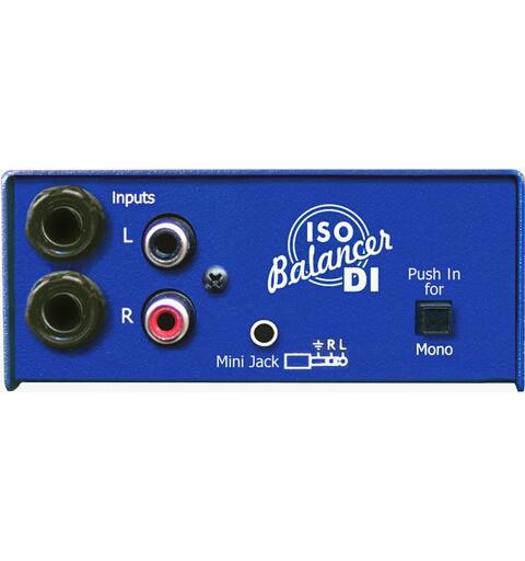 ARX Iso Balancer DI Minijack, Jack og RCA inn, 2 x XLR ut