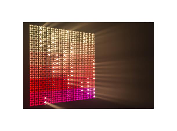BRITEQ BT-GLOWPANEL LED panel, sort 36x 3W white CREE LEDs + RGB glow effect