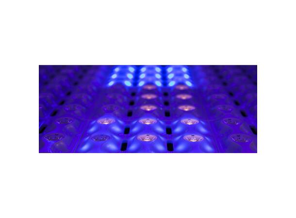 BRITEQ BT-GLOWPANEL LED panel, sort 36x 3W white CREE LEDs + RGB glow effect