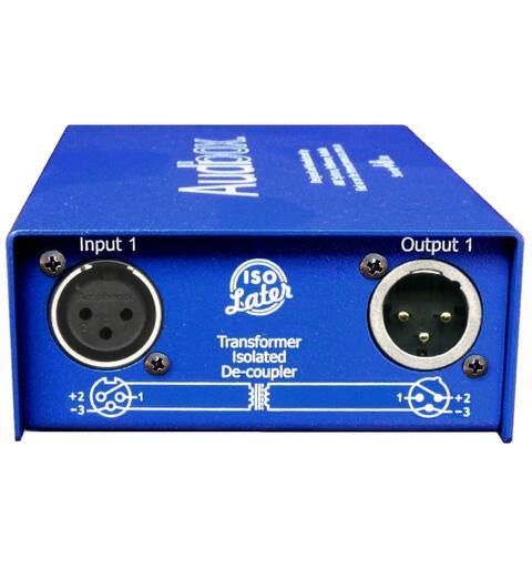 ARX IsoLater Duo Skilletrafo 2 kanaler, 2 x XLR inn/ut