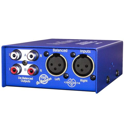 ARX Iso De Balancer 2 x XLR inn, RCA ut