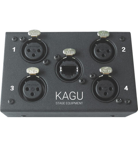 KAGU CAT til 4 x XLR hun interface 4 x 3 pin XLR hun for audio