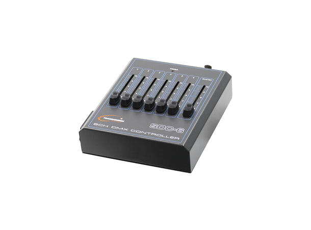 TRANSCENSION SDC6 6 kanals faderkontroll DC inn eller 9V batteri