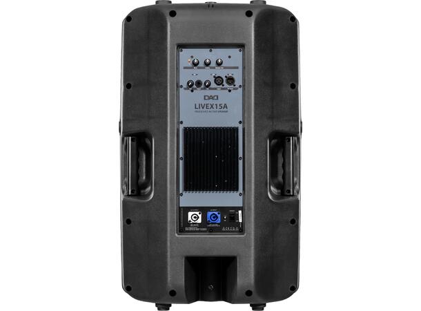 DAD LIVEX15A Aktiv høyttaler 500W 15"+1" Maks SPL 128dB