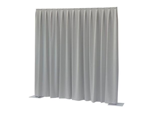 WENTEX P&D Curtain - Dimout Pleated, 300(w) x 300(h)cm 260g, lys grå