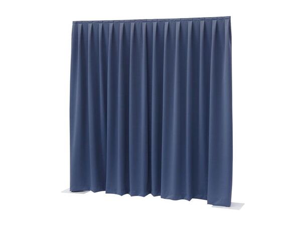 WENTEX P&D Curtain - Dimout Pleated, 300(w) x 400(h)cm 260g, blå