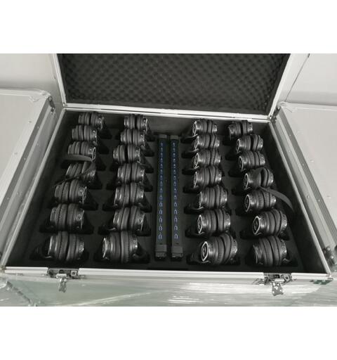 EARGEAR FC52 flightcase for 50 stk.RF998 Med USB lading