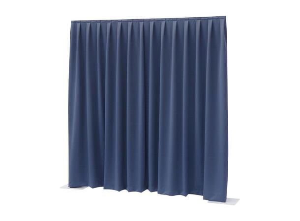 WENTEX P&D Curtain - Dimout Pleated, 300(w) x 300(h)cm 260g, blå