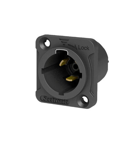 SEETRONIC SAC3MPX han for chassis, IP65 16A/250V, kompatibel med TRUE1