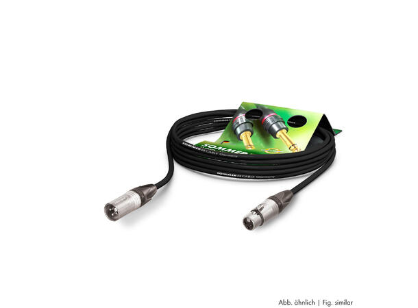 SOMMER SGMFU Mikrofonkabel, 3m 2 x 0,22 mm² | XLR / XLR, NEUTRIK