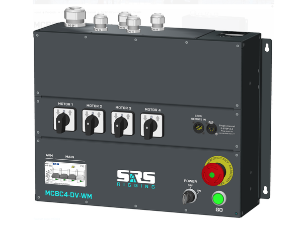 SRS MCBC-DV Motorkontroller, 4 kanaler Veggmontert, for direktedrevne motorer