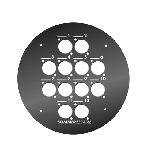 SOMMER RUND12 Koblingsplate For Schill GT310, HT og SK serie