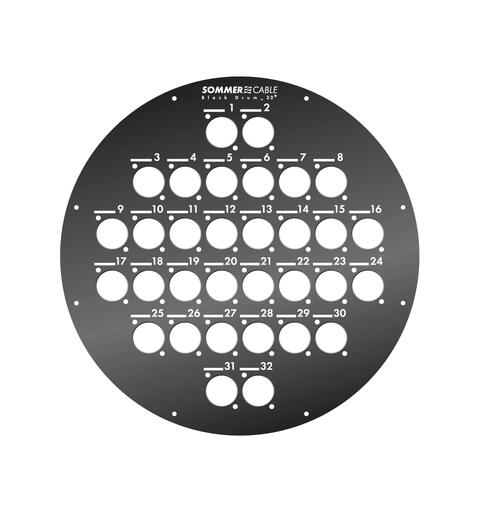 SOMMER RUND32 Koblingsplate For Schill GT450, SD050 og SD060