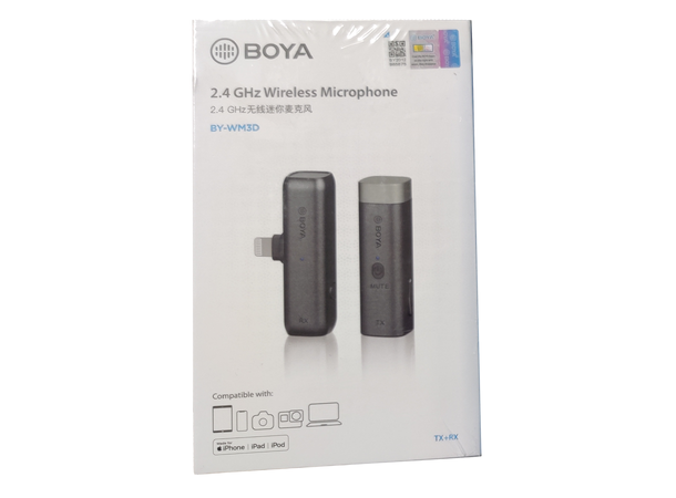 BOYA BY-WM3D 2.4 GHz Trådløsmikrofon iOS
