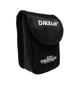 CITY THEATRICAL DMX Cat Belt pouch Praktisk oppbevaring av DMXCat