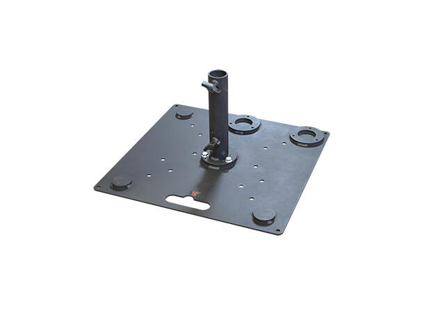 DOUGHTY baseplate for Ø48mm rør og truss Sort