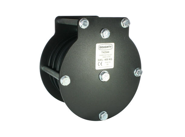 DOUGHTY blokk, 4-spor heavy duty 200mm SWL 600Kg