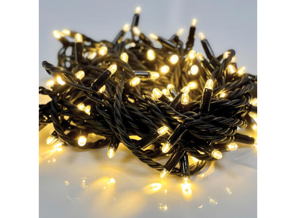 ELUMEN8 LED Lyslenke, Dimbar, IP65, 10m 100 x WW LED, 2700K, Skjøtbar opp til 16