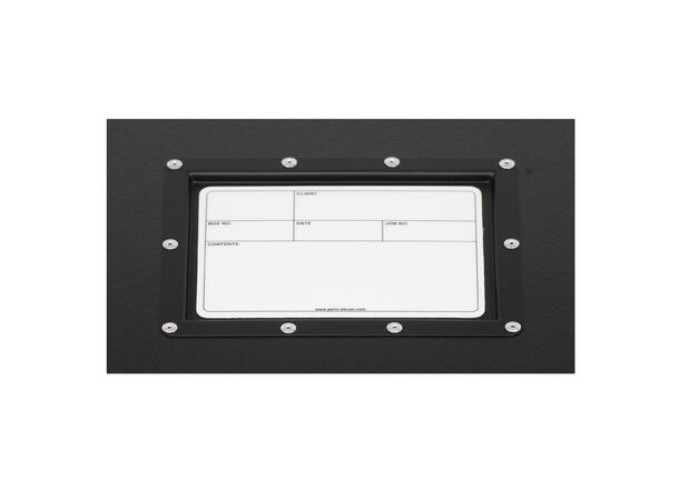 ELUMEN8 Rack Flightcase 12U 19", 510 x 520 x 569 (700), Hjul