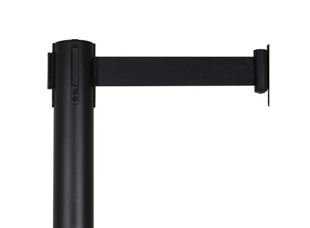 ELUMEN8 Retractable Barriers 89cm, 4 veis, Selges som par, Sort