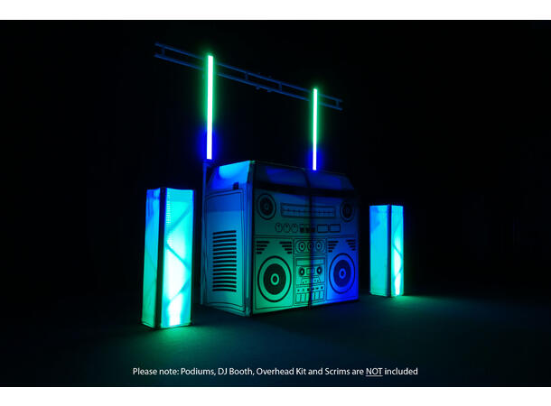 EQUINOX SpectraPix Batten LED Bar 224 x RGB SMD5050 LED, DMX, Hvit