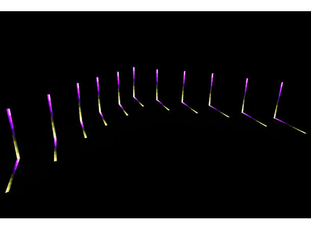 EQUINOX SpectraPix Batten LED Bar 224 x RGB SMD5050 LED, DMX, Hvit