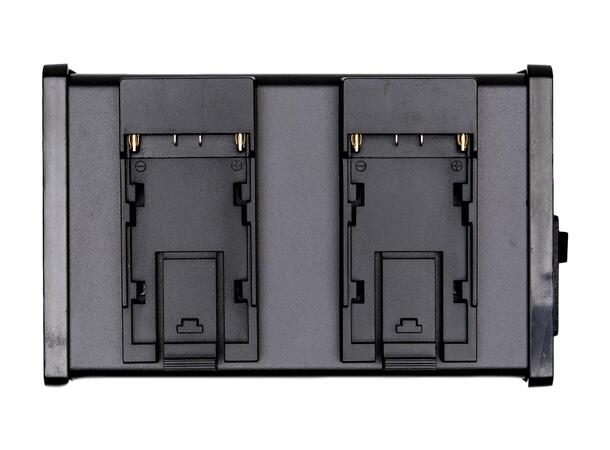 FXLION PL-SP20 dual lader for NP-F/D54 For Sony NP-F og Panasonic D54 serie