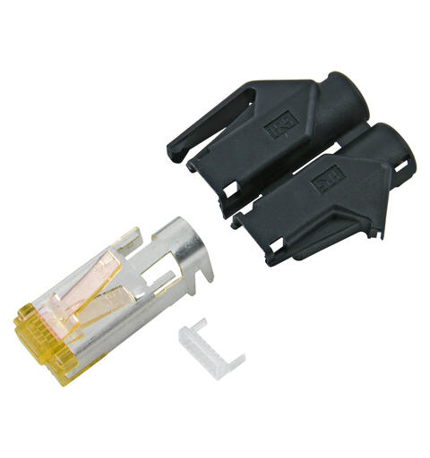 HIROSE RJ45C6A Cat.6a, 500Mhz, 10Gbit Maks kabel Ø6.6mm
