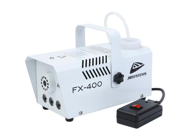 JB Systems FX-400 Røykmaskin, 400W Med Amber LED som belyser røyken