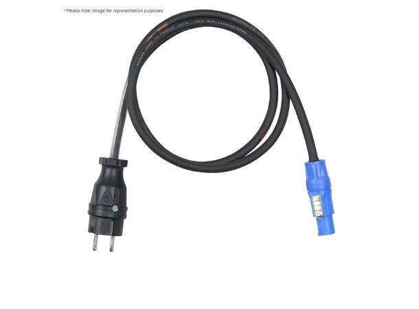 KAGU Schuko – Neutrik PowerCON, 2m TITANEX H07RN-F gummikabel