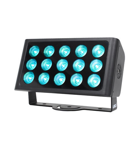 LEDJ Spectra flood Q15HEX Wash, IP65 15 x 10W RGBWAUV LED, DMX, RDM