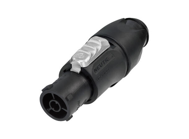 NEUTRIK NAC3FX-W-TOP True1 Hun Sort, Strøm inn